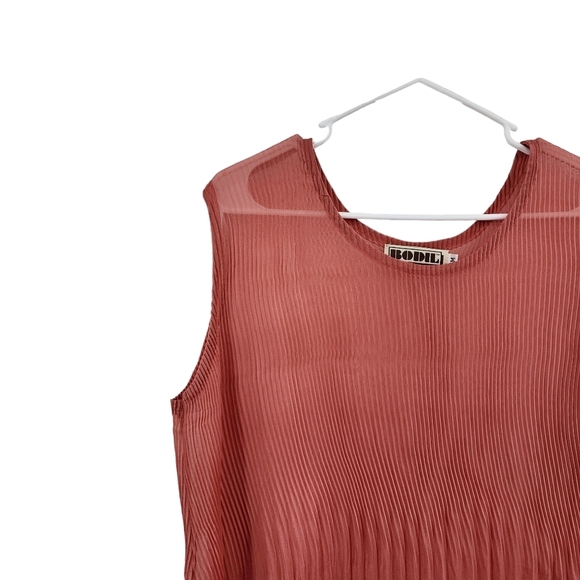 Bodil Women's Poly Chiffon Pleated Midi Dress - M - Picture 2 of 7